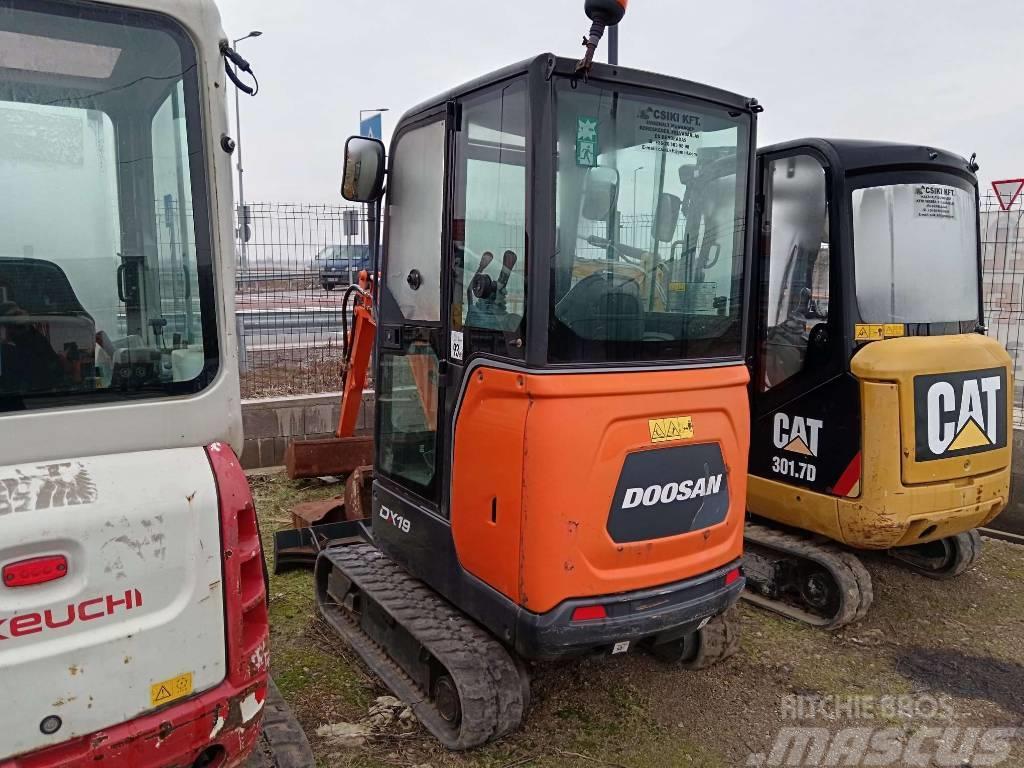 Doosan DX 19 Mini excavators < 7t
