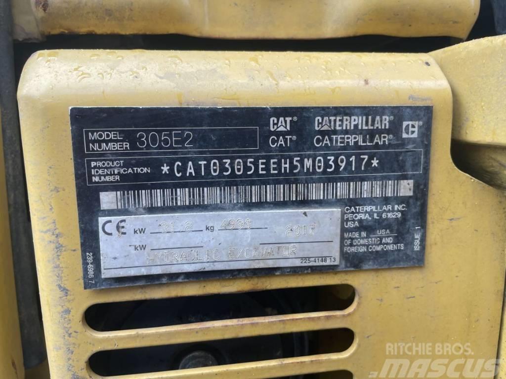 CAT 305 E2 CR Mini excavators < 7t