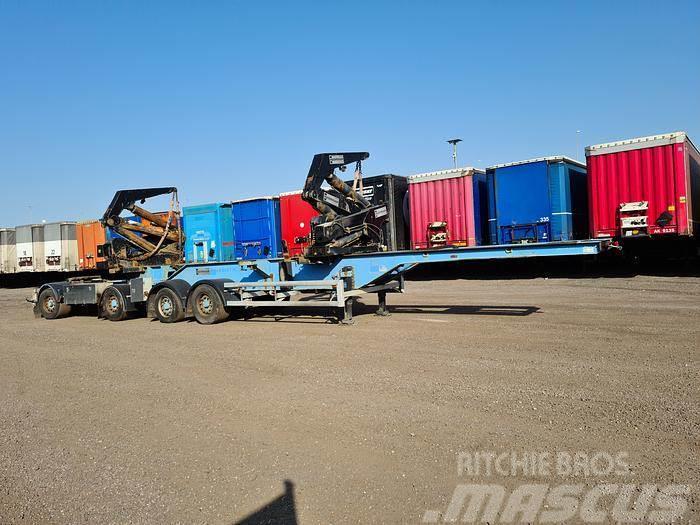 Hammar 195D SIDELOADER 4 AXLE 2E TRAILER CONNECTION 36 TO Containerframe/Skiploader semi-trailers