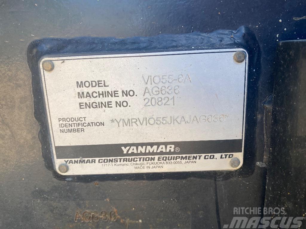Yanmar Vio 55-6 A Mini excavators < 7t