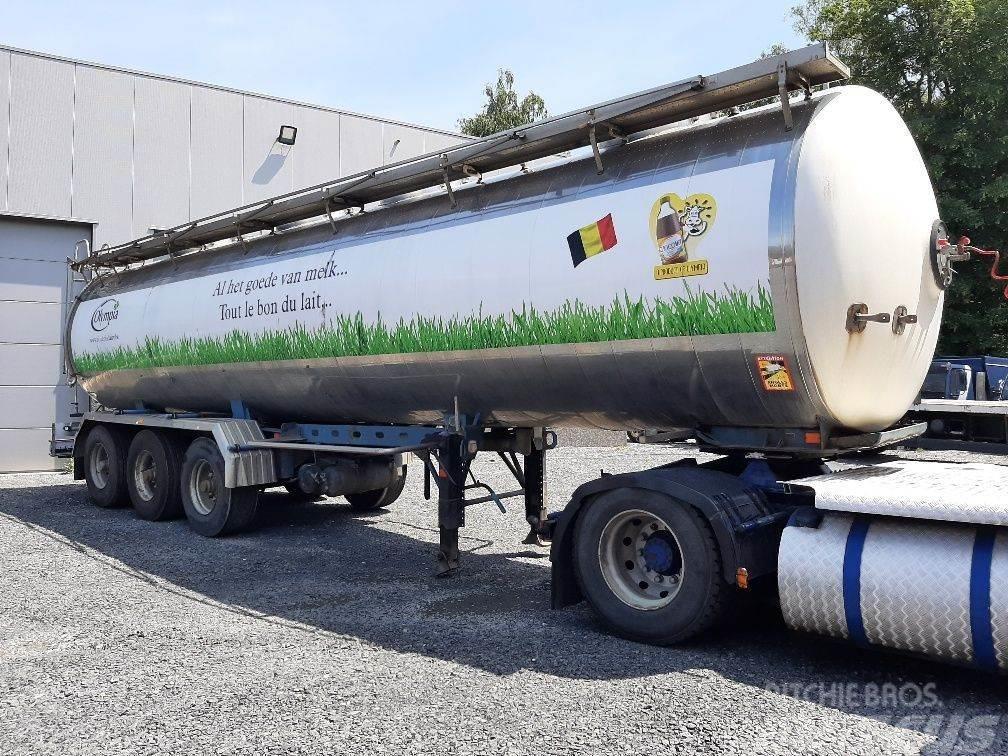 Magyar 3 AXLES TANK IN STAINLESS STEEL INSULATED 30000 L- Tanker semi-trailers