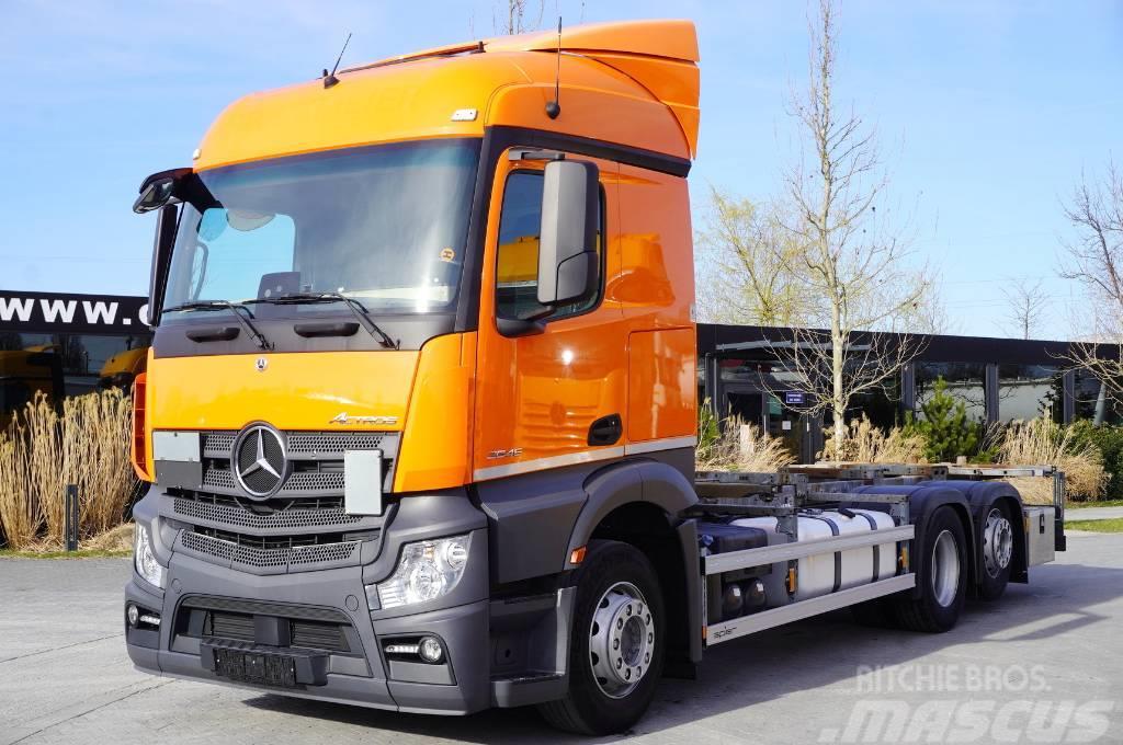 Mercedes-Benz Actros 2545 E6 BDF 6×2 / FULL ADR / 205 tho. km!! Containerframe/Skiploader trucks