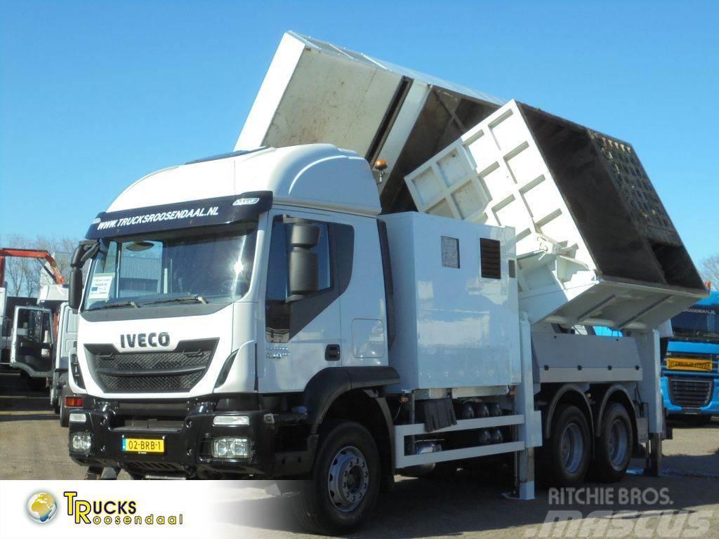 Iveco Trakker 450 + Euro 5 + Zandzuiger + Manual + 6x4 + Sewage disposal Trucks