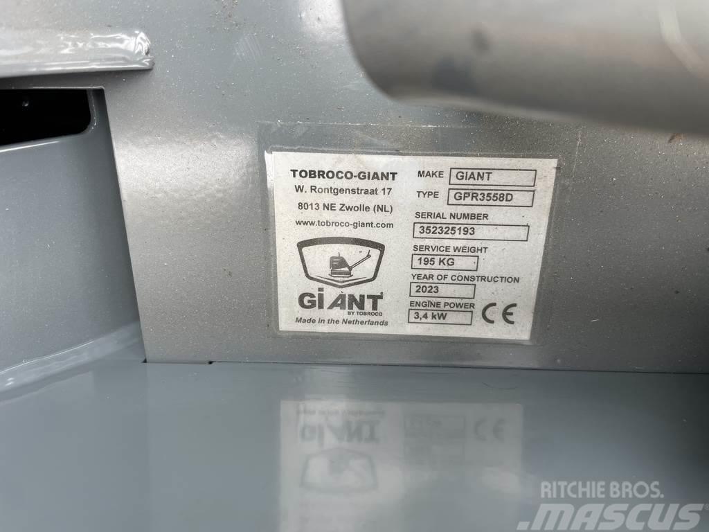 GiANT GPR3558D trilplaat NIEUW Vibrator compactors