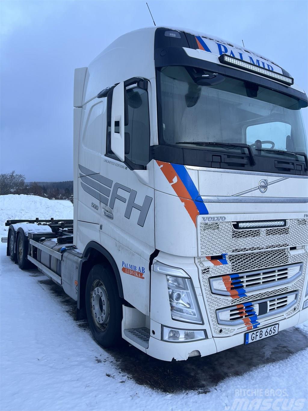 Volvo FH 1 500 Containerframe/Skiploader trucks