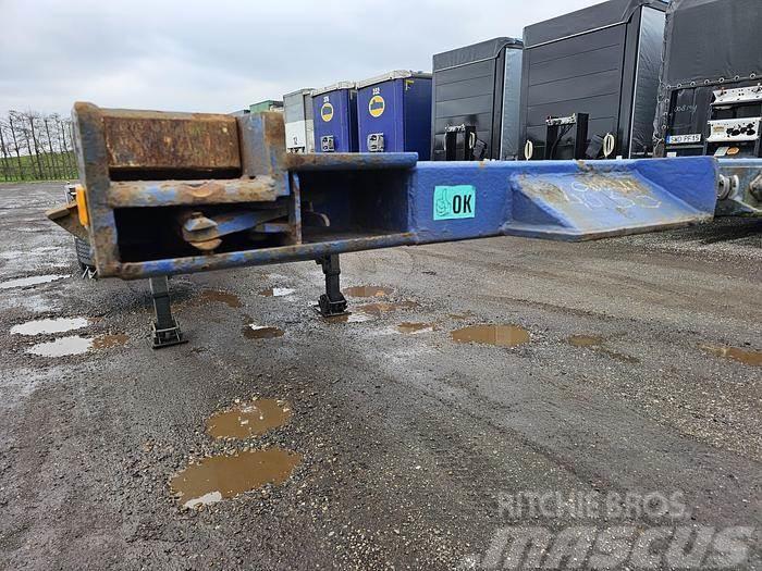 Groenewegen 3 AXLE CONTAINER CHASSIS 40 FT 2X20 FT 20 MIDDLE G Containerframe/Skiploader semi-trailers