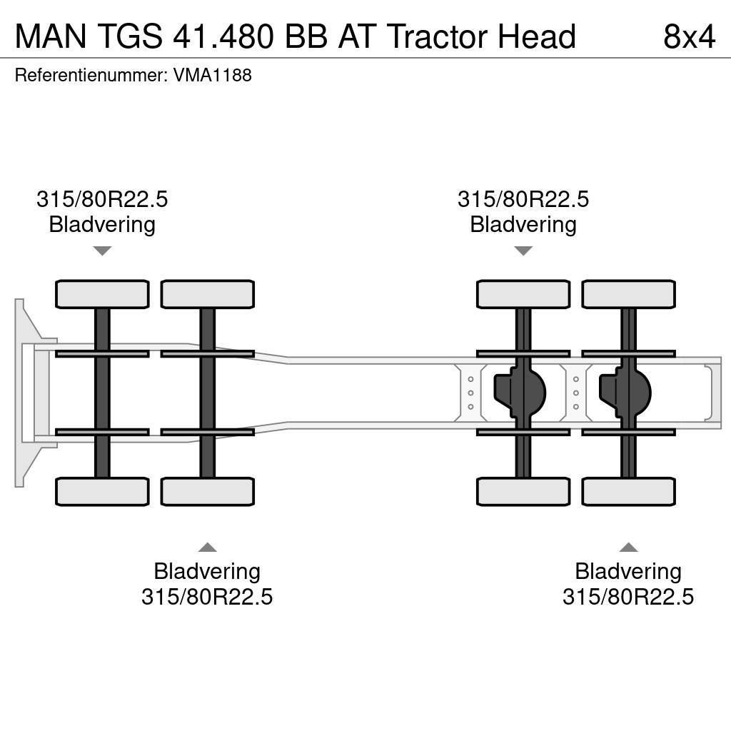 MAN TGS 41.480 BB AT Tractor Head Truck Tractor Units