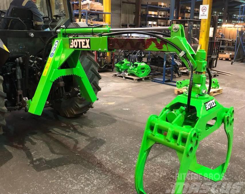 Botex Grapple Skidder, extending boom (3-Point Linkage) Wood splitters, cutters, and chippers