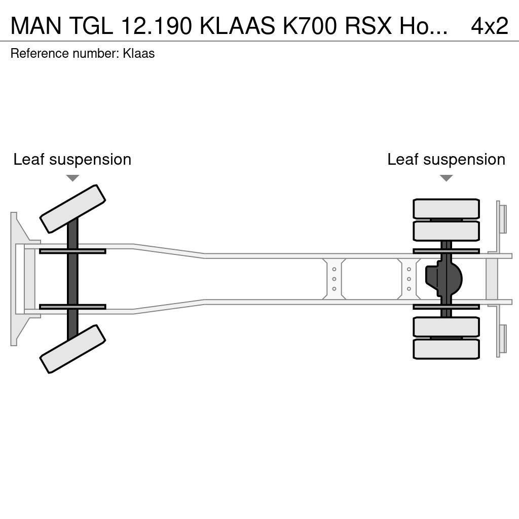 MAN TGL 12.190 KLAAS K700 RSX Hoogwerker bak (487 werk Truck mounted aerial platforms