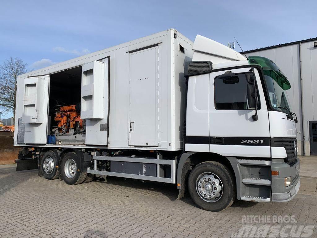 Mercedes-Benz Actros 2531 Hogedruk reinigingswagen Sewage disposal Trucks