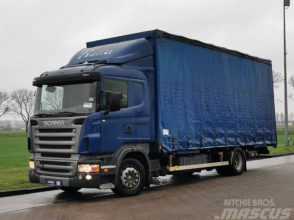 Scania R420 Tautliner/curtainside trucks