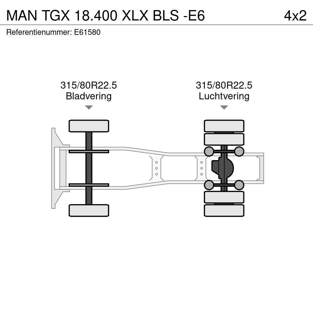MAN TGX 18.400 XLX BLS -E6 Truck Tractor Units