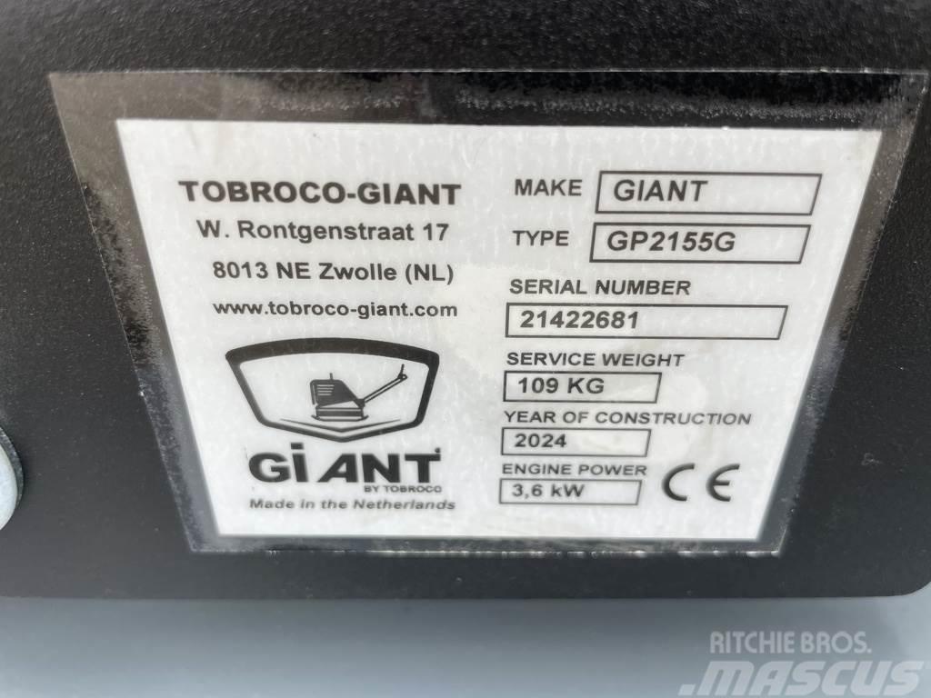GiANT GP2155D trilplaat NIEUW Vibrator compactors