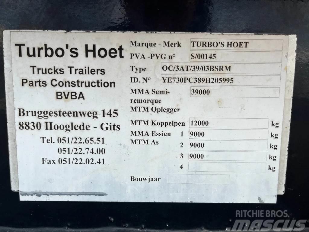  Turbo'sHoet 1x20ft - BPW - ADR(FL,AT,OX) - Perfect Containerframe/Skiploader semi-trailers