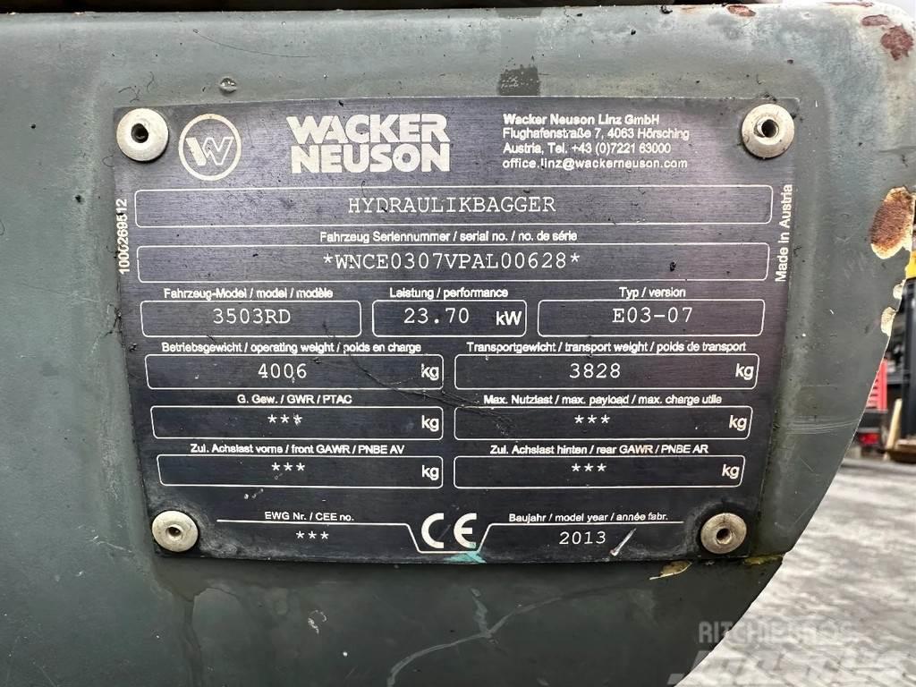 Wacker Neuson 3503 RD Mini excavators < 7t