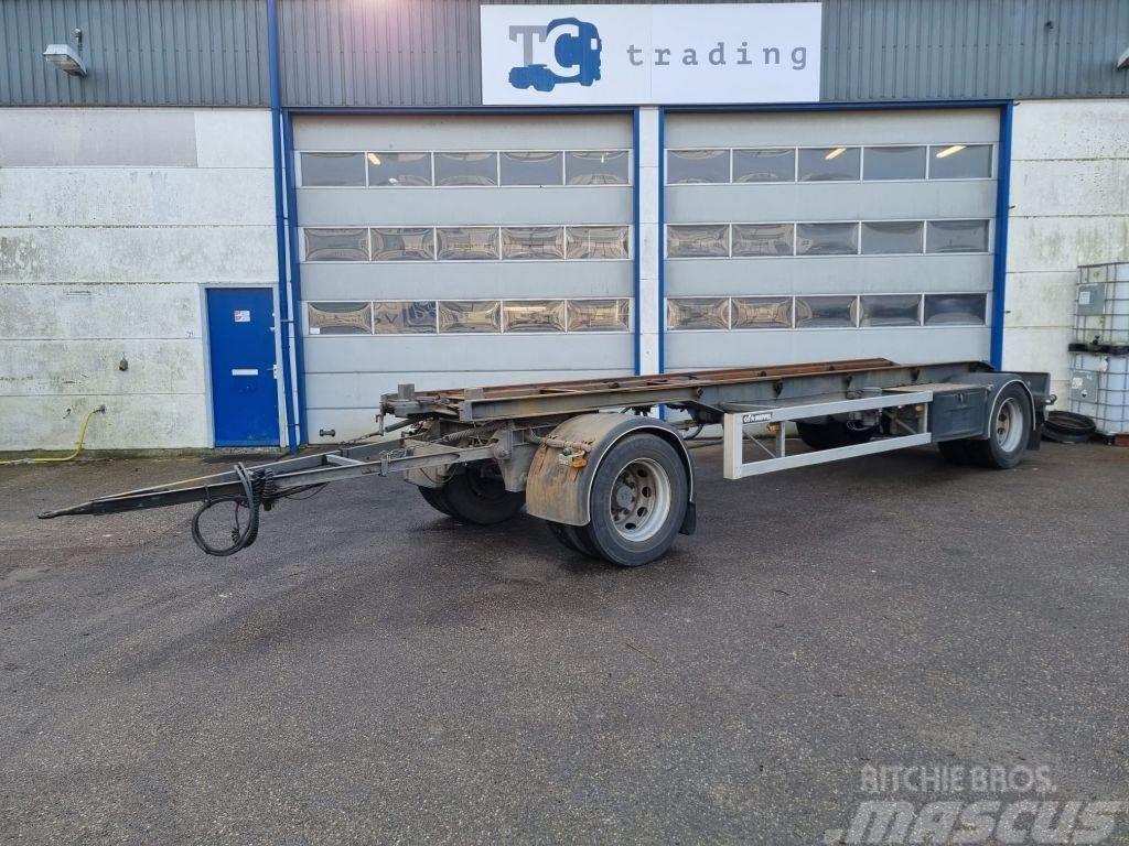 GS AC-2000 N container aanhanger Containerframe/Skiploader trailers