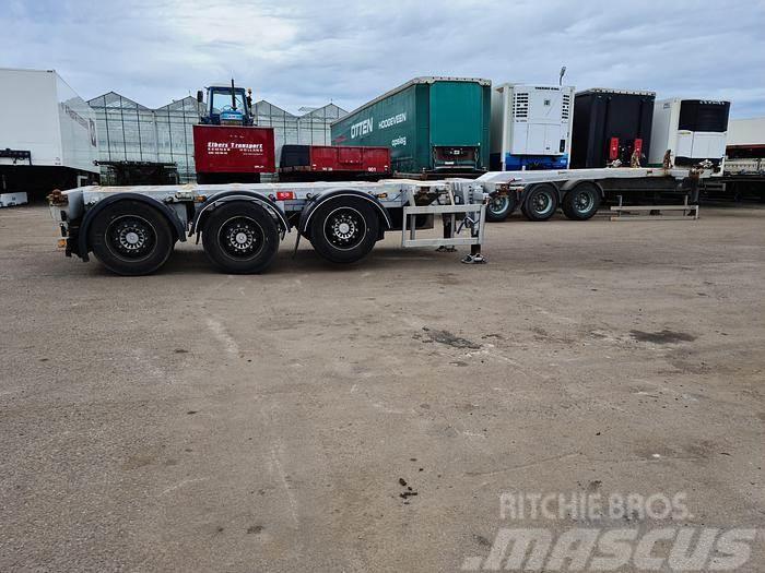 Pacton TE3 | 3 AXLE SAF DISC | CONTAINERCHASSIS | MULTI | Containerframe/Skiploader semi-trailers