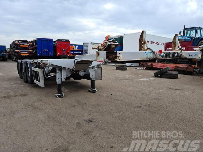 Pacton TE3 | 3 AXLE SAF DISC | CONTAINERCHASSIS | MULTI | Containerframe/Skiploader semi-trailers