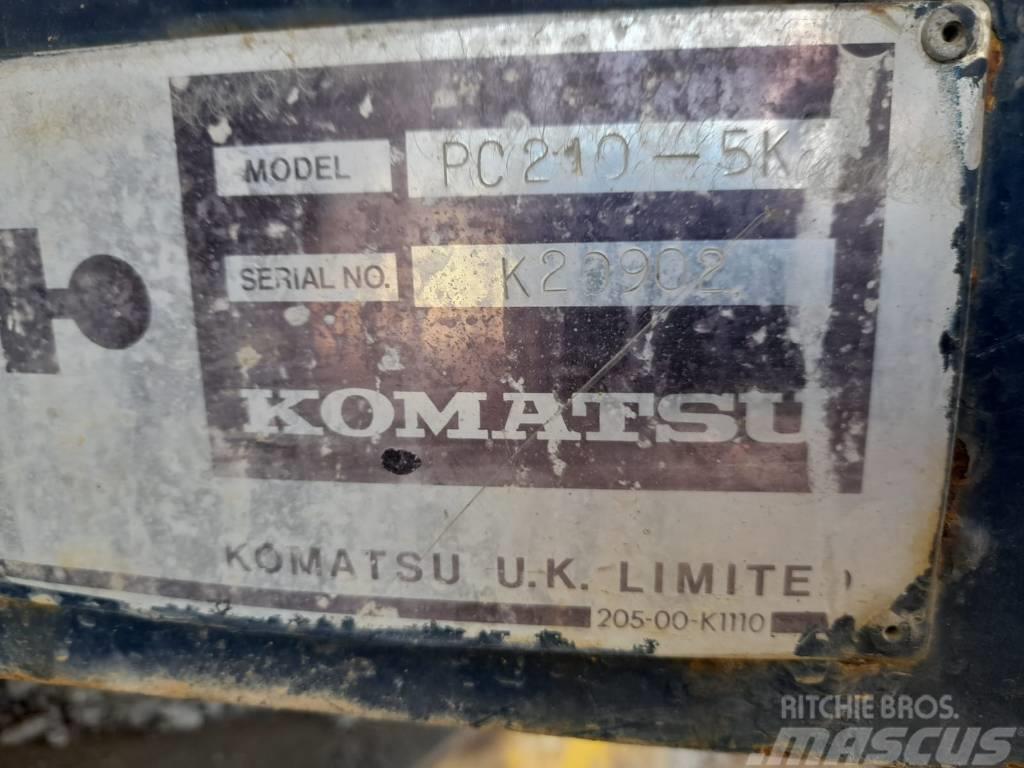 Komatsu PC 210-5 Crawler excavators