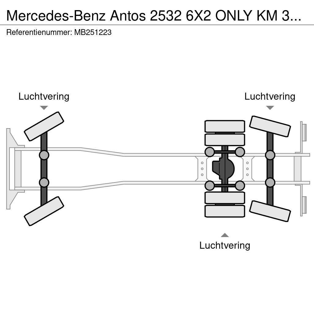 Mercedes-Benz Antos 2532 6X2 ONLY KM 303922 Tautliner/curtainside trucks
