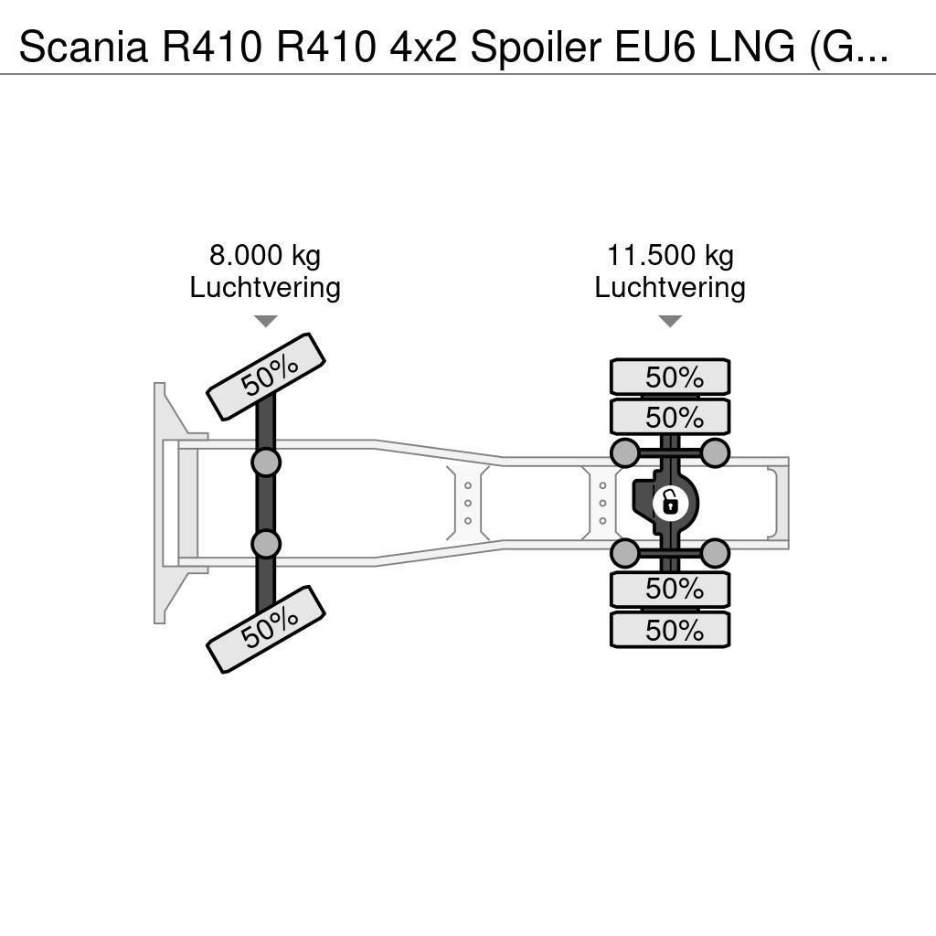 Scania R410 R410 4x2 Spoiler EU6 LNG (GAS) Automatik Truck Tractor Units