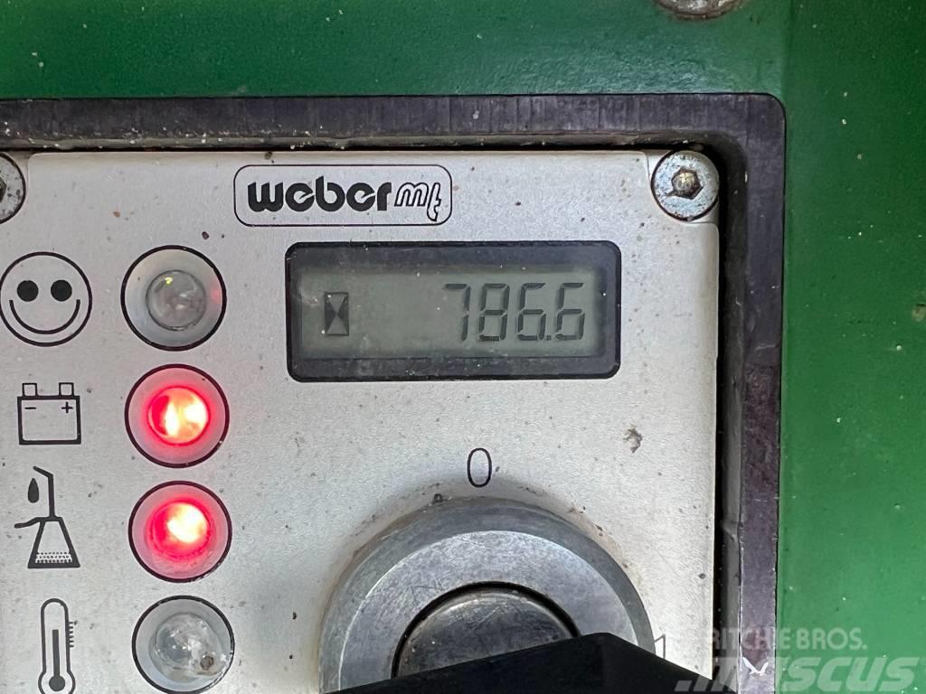Weber CR8 - Excellent Condition / Low Hours Vibrator compactors