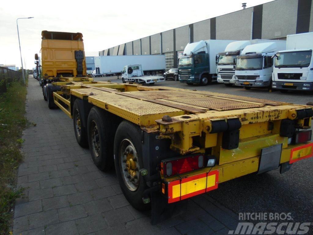 Krone 20/30/40/45ft + 3x BPW Containerframe/Skiploader semi-trailers