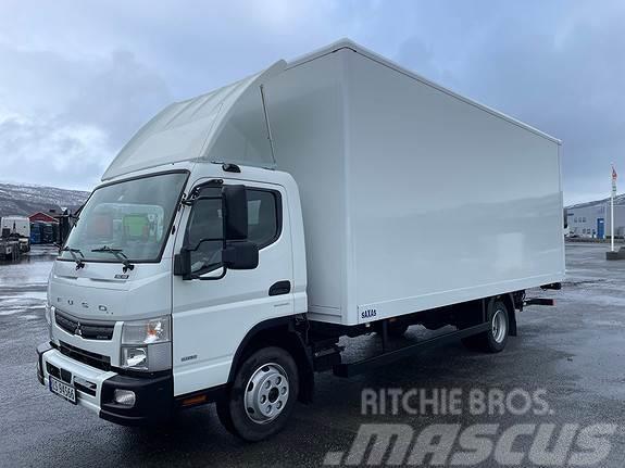 Fuso Canter 9C18, skap med Hollandia 1000 kg's bakløfte Van Body Trucks