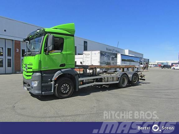 Mercedes-Benz ANTOS2545L Lagab hydraulisk løft contramme Containerframe/Skiploader trucks