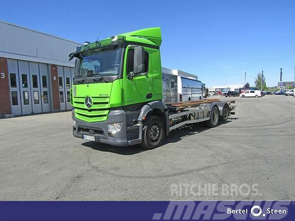 Mercedes-Benz ANTOS2545L Lagab hydraulisk løft contramme Containerframe/Skiploader trucks