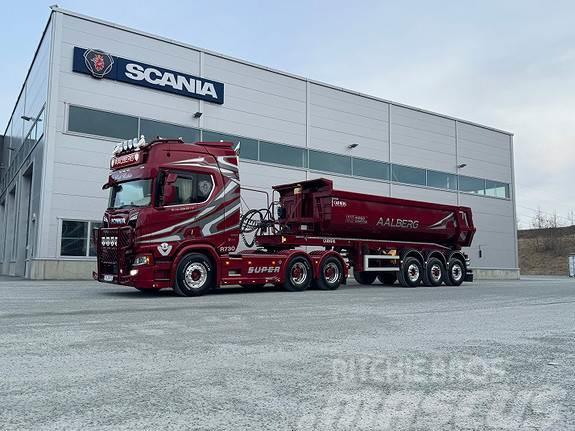 Scania R 730 A6x4NB Tipptrekker med 2020 mod Carnehl Tipp Truck Tractor Units