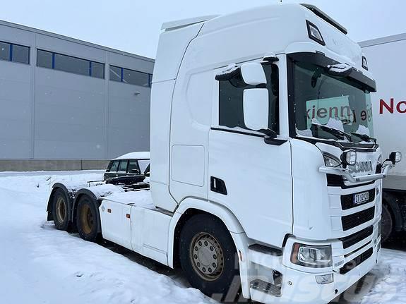 Scania R580 6X4 Hydraulikk, brøytefeste/uttak for spreder Truck Tractor Units