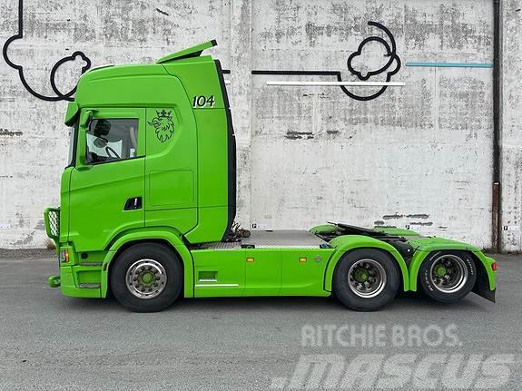 Scania S730, hydraulikk, Opptrukket hytte Truck Tractor Units