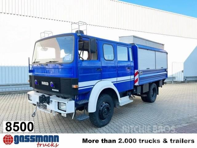 Iveco 120-23 AW 4x4 Doka, V8-Motor, Mannschaftswagen 16 Van Body Trucks