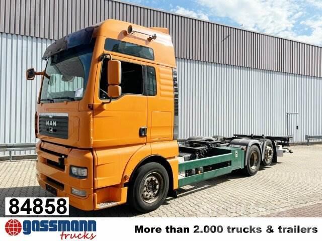 MAN TGA 26.440 6X2-2 LL, Intarder, Liftachse, LBW BÄR Containerframe/Skiploader trucks