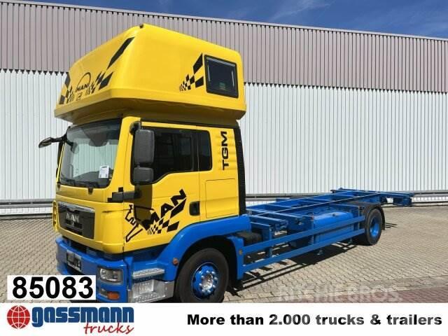 MAN TGM 15.290 4X2 LL, EEV, Topsleeper Containerframe/Skiploader trucks