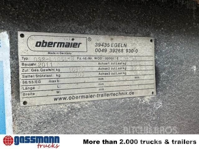Obermaier OS2-L105 L/B, durchladbar, Edscha, Ex-Fahrschule! Tautliner/curtainside trailers