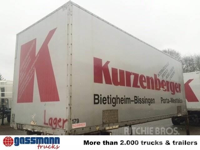 Sommer WK 06 P Wechselbrücke Koffer Containerframe/Skiploader trucks