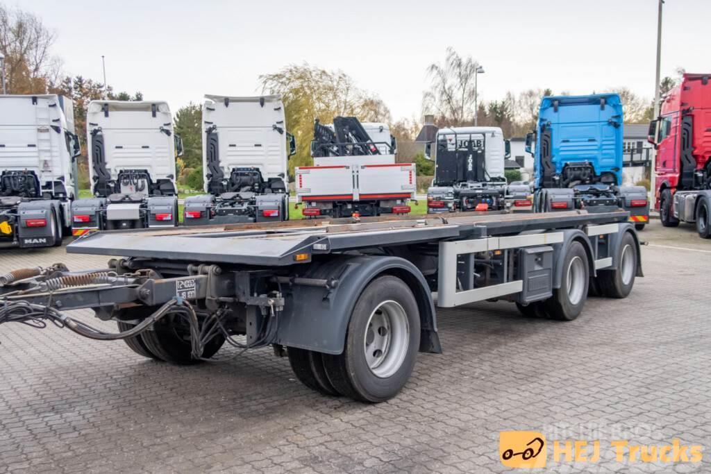 Kel-Berg 3 Aks. Container Anhænger Containerframe/Skiploader trailers