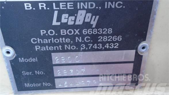 LeeBoy 2800 Asphalt machine accessories