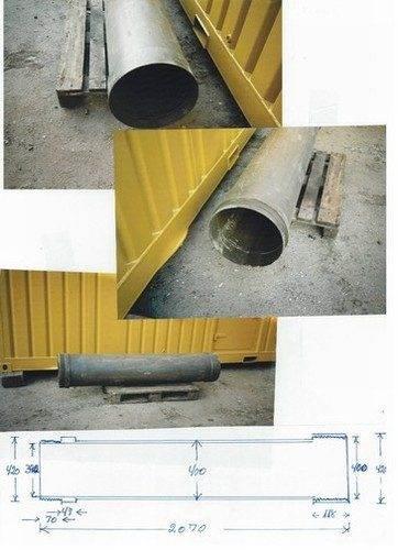  Casings 400 mm x 2070 mm - ca. 1000 stk Pipeline equipment