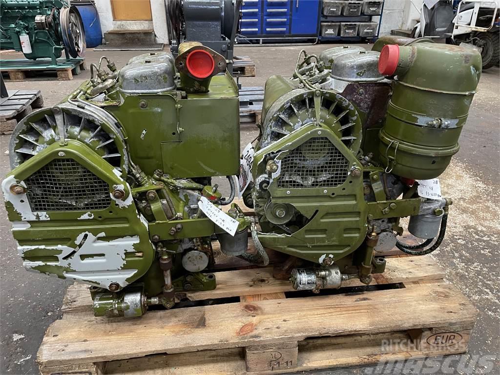 Deutz F2L511 motor, luftkøler, ex. army Engines