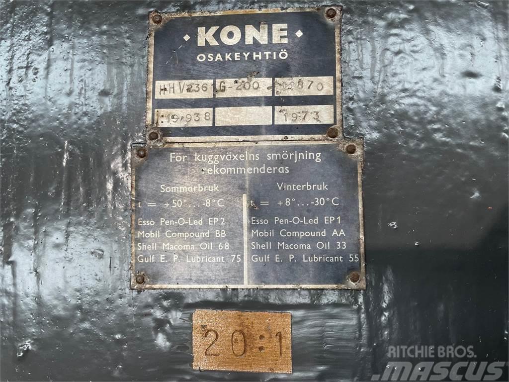 Kone Type HHV236 gear - 20:1 Gearboxes
