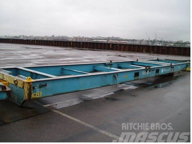 Mafi trailer - 40 ft./60 ton - 1 stk Low loader-semi-trailers