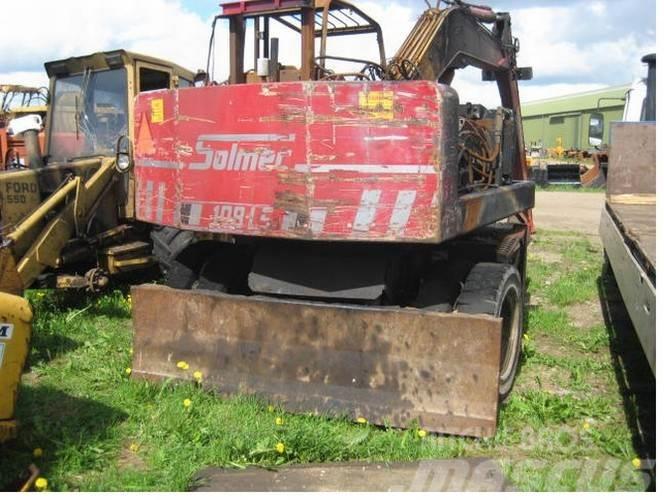 Solmec 108LS gravemaskine - brandskade - til ophug Crawler excavators