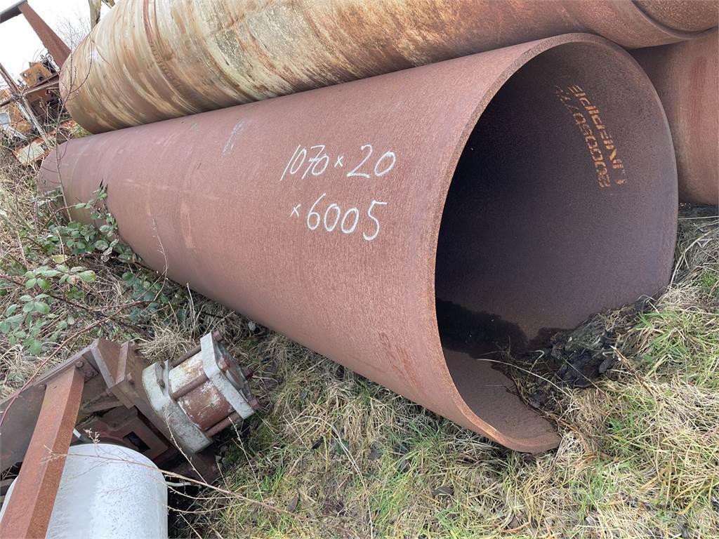  Stålrør ø1070x20x6005 mm Pipeline equipment