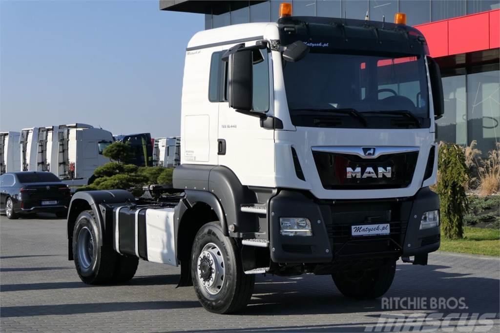 MAN TGS 18.440 / 4x4 - NA MOŚCIE / EURO 6 / HYDRAULIKA Truck Tractor Units