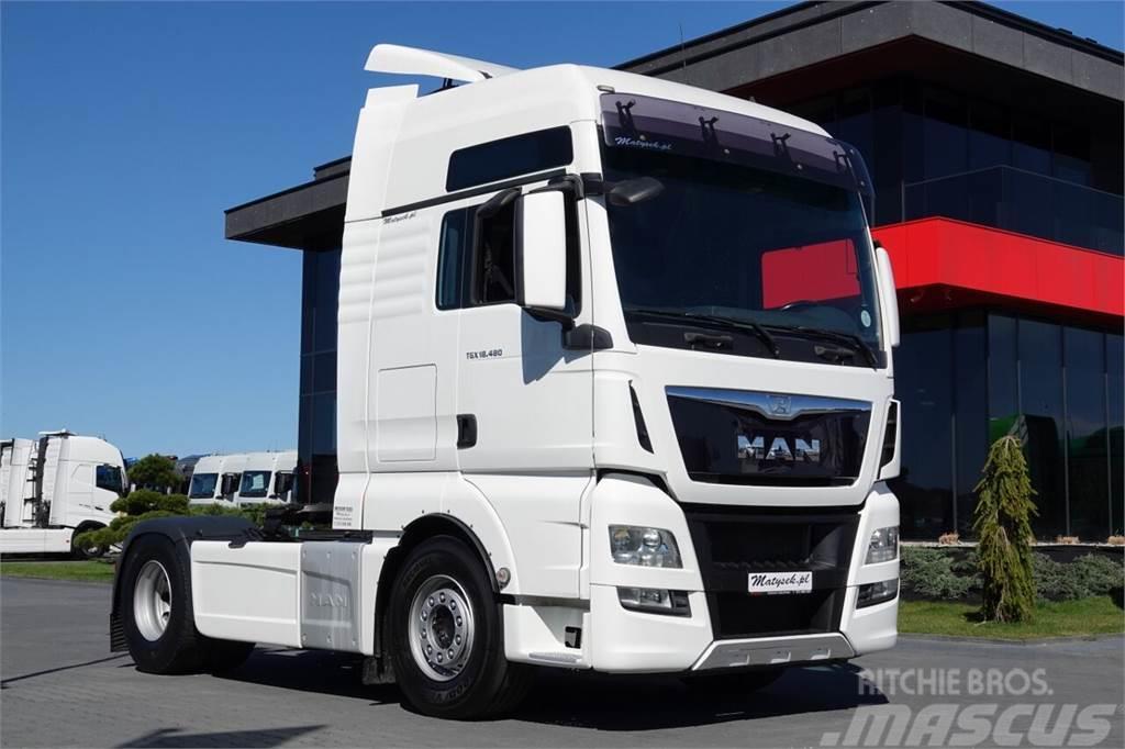 MAN TGX 18.480 / XXL / RETARDER / HYDRAULIKA / MANUAL  Truck Tractor Units