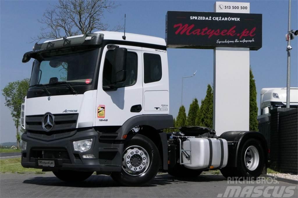 Mercedes-Benz ACTROS 1846 / LOW CAB / KIPPER HYDRAULIC SYSTEM /  Truck Tractor Units