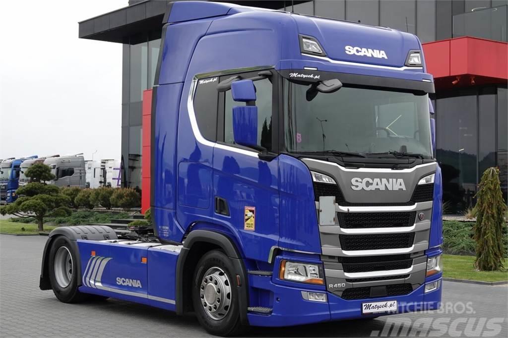 Scania R 450 / RETARDER / NOWY MODEL / OPONY 100 % Truck Tractor Units